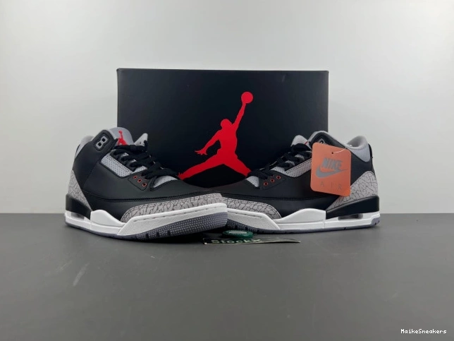 MaikeSneakers Black Cement 3 DN3707-010 Jordan Air 0712